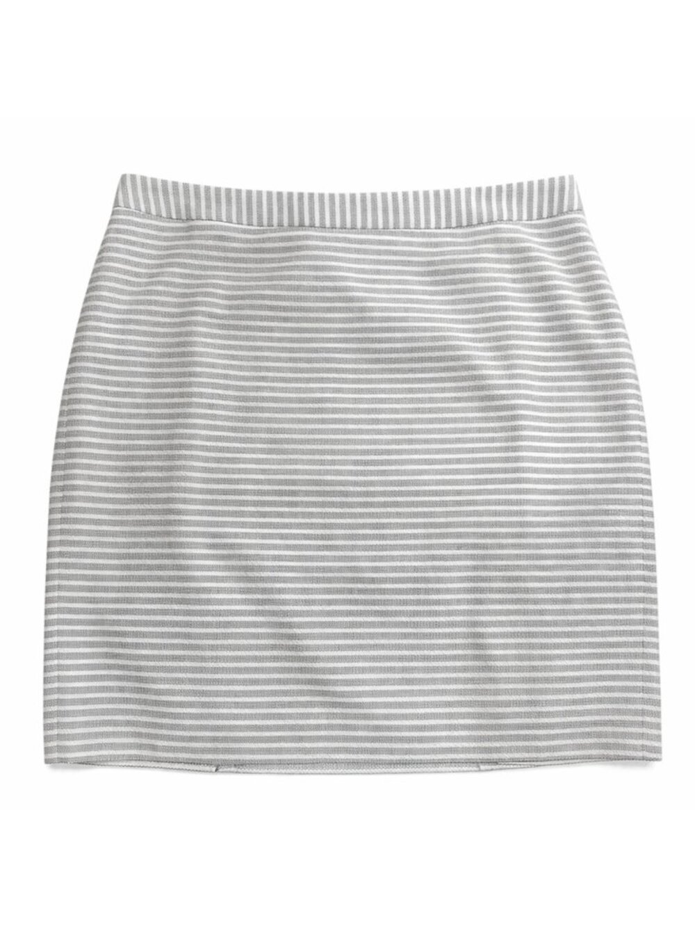 Talbots Petite Striped Pencil Skirt 14P Nautical Preppy Lined Cotton Blend
